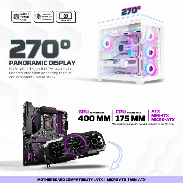 Fantech Case CG85 LUMINA