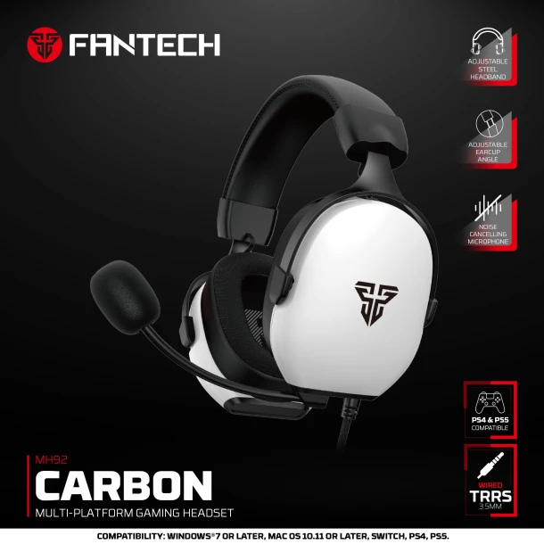 Fantech Headphone MH92 CARBON