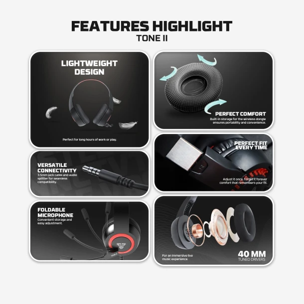 Fantech Headphone HQ56 Tone II