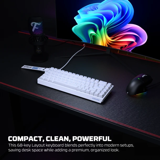 Fantech keyboard MK811 Atom HE68