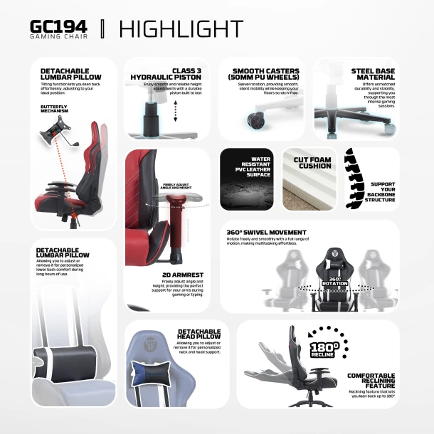 Fantech Gaming Chair GC 194