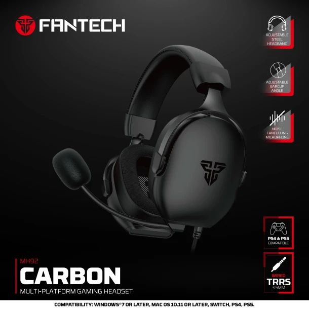 Fantech Headphone MH92 CARBON
