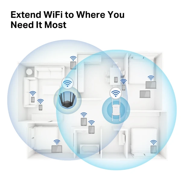 Mercusys Wi-Fi Range Extender AC1900