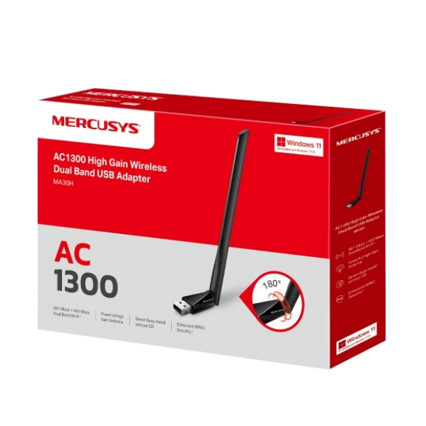 Mercusys Dual Band USB Adapter AC1300