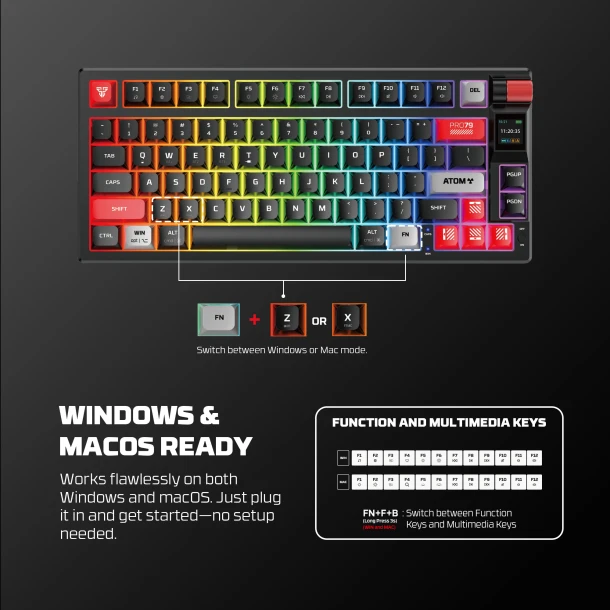 Fantech keyboard MK917 ATOM PRO79