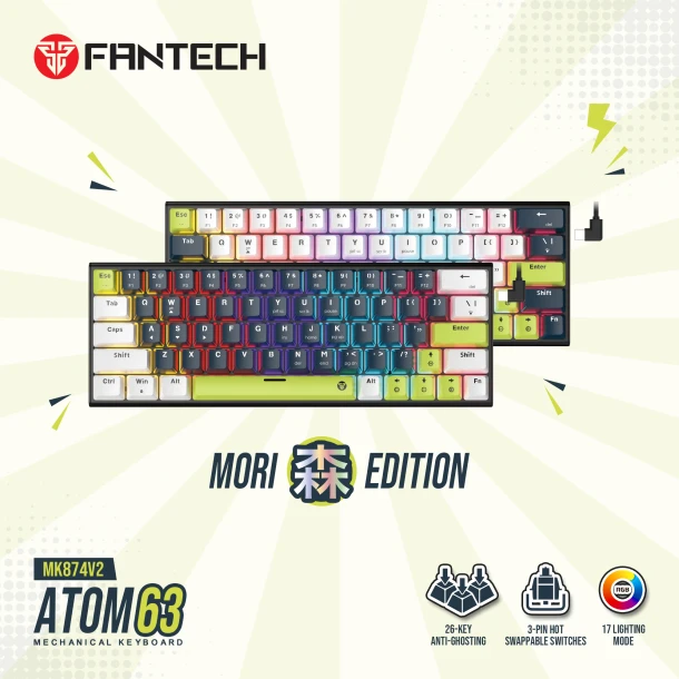 Fantech keyboard MK874 V2 ATOM63
