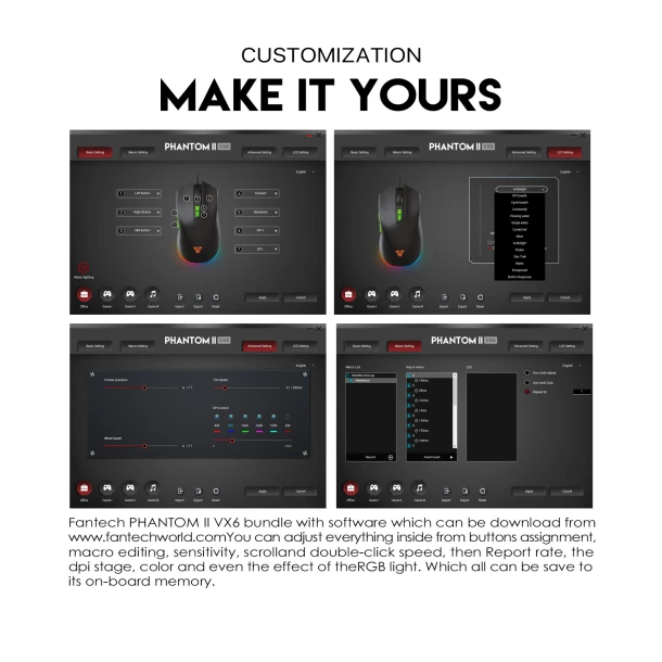 Fantech Mouse VX6 PHANTOM