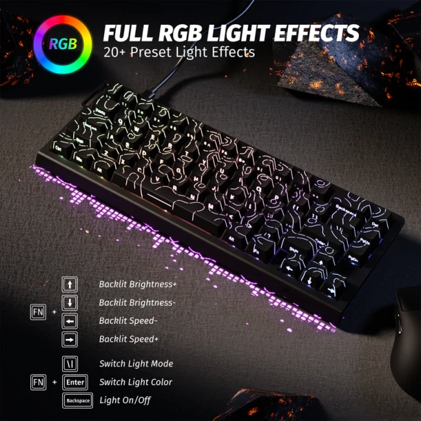ATTACK SHARK Keyboard X68 HE