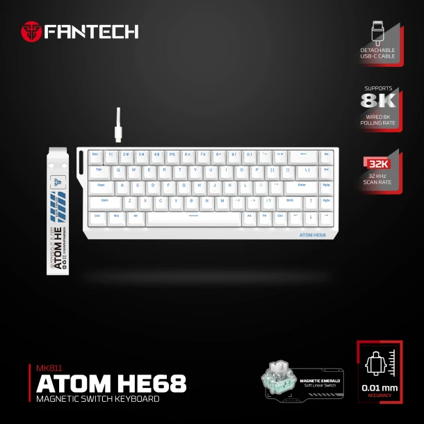 Fantech keyboard MK811 Atom HE68