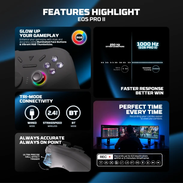 Fantech Wireless GamePad WGP15V2 EOS PRO II