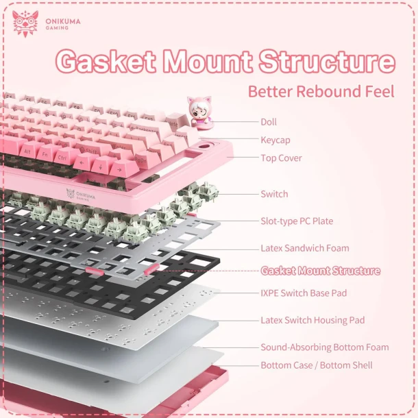Onikuma Keyboard MT707