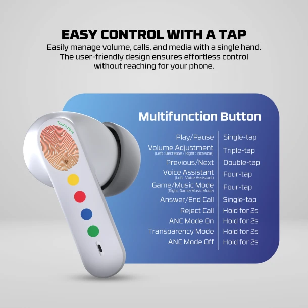 Fantech EarBuds TX4 MITHRIL anc