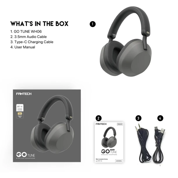Fantech Headphone WH06 GO TUNE