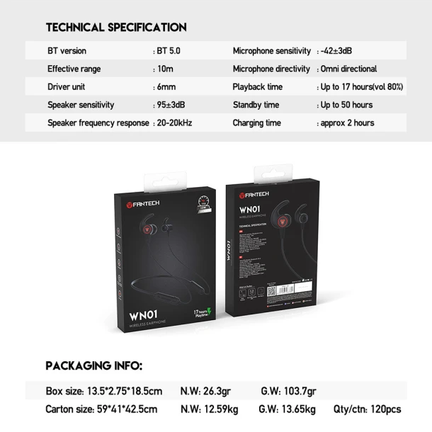 Fantech Earphone WN01