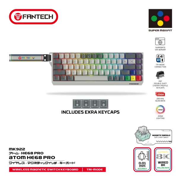 Fantech keyboard MK922 TH Atom HE68 Pro