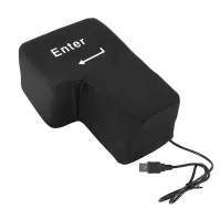 Enter Button Pillow