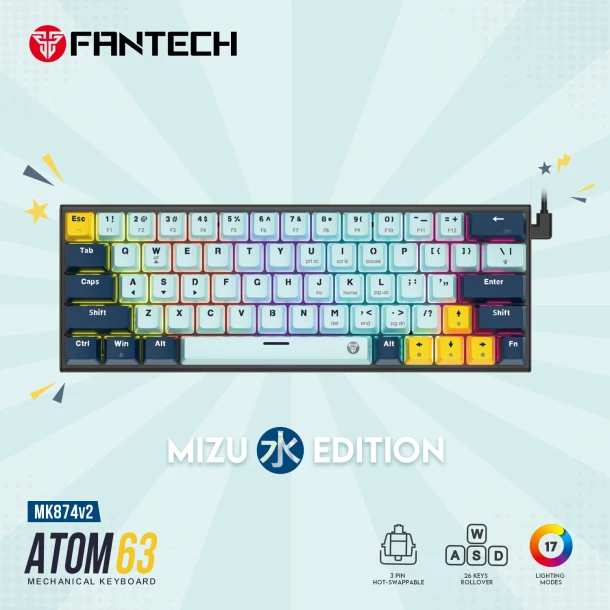 Fantech keyboard MK874 V2 ATOM63