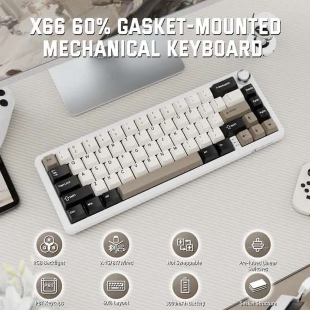 ATTACK SHARK Keyboard X66