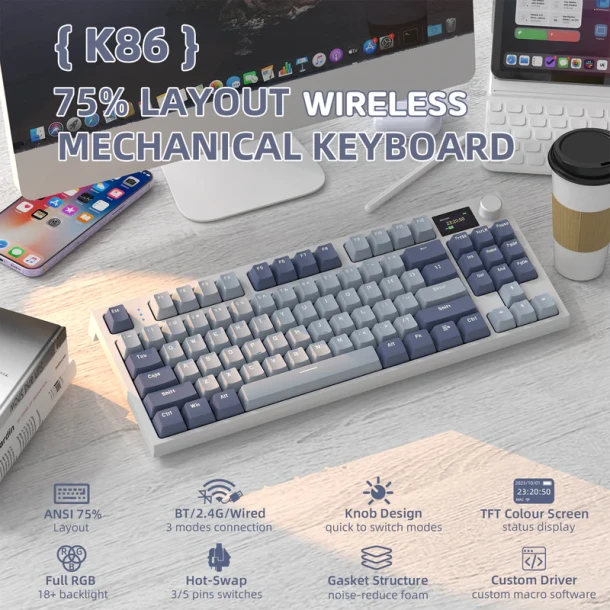ATTACK SHARK Keyboard K86