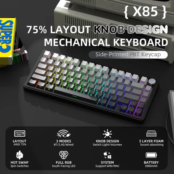 ATTACK SHARK Keyboard  X85