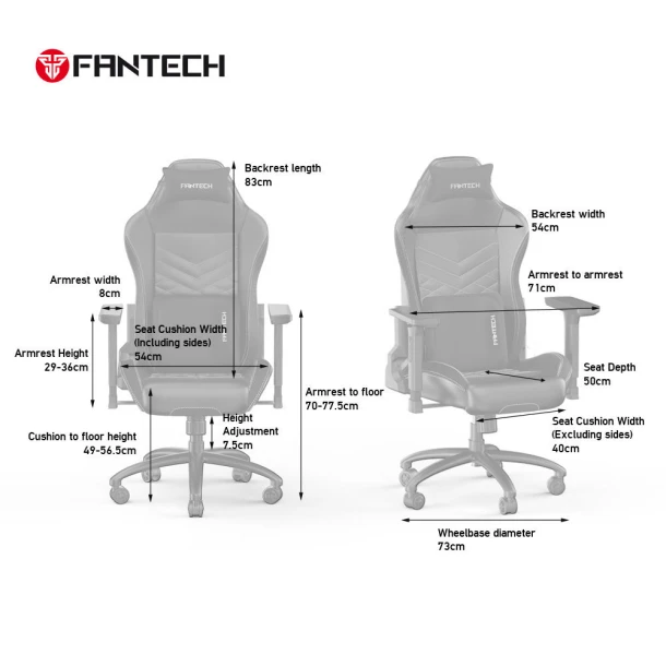Fantech Gaming Chair GC 192 LEDARE