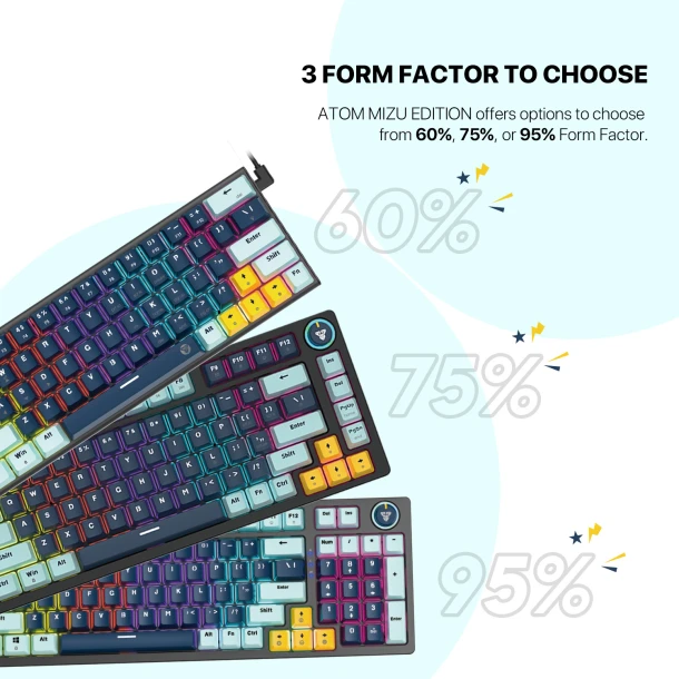 Fantech keyboard MK875 V2 ATOM81 MIZU