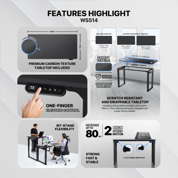 Fantech Gaming Table WS514