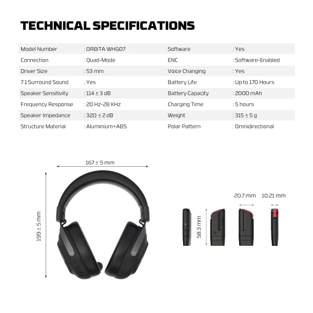 Fantech Headphone WHG07 ORBITA