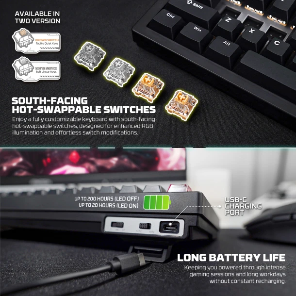 Fantech Keyboard MK920 MAXFIT6