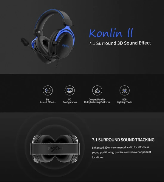 PXN HEADSET KONLIN II U302