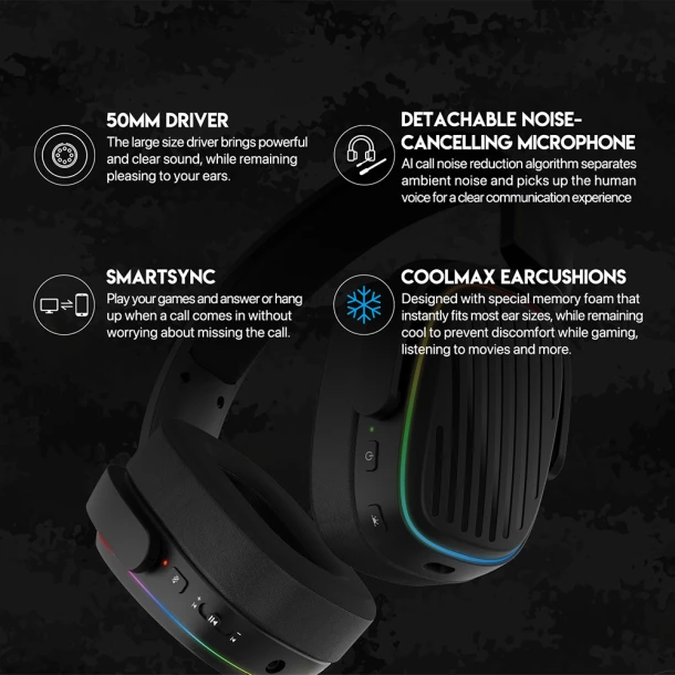 Fantech Wireless Headphone WHG02