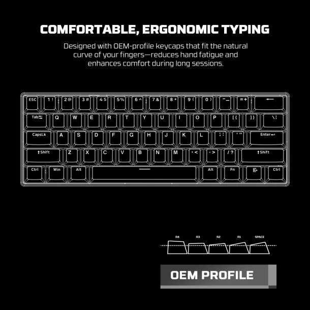 Fantech Keyboard MK211 ATOM61