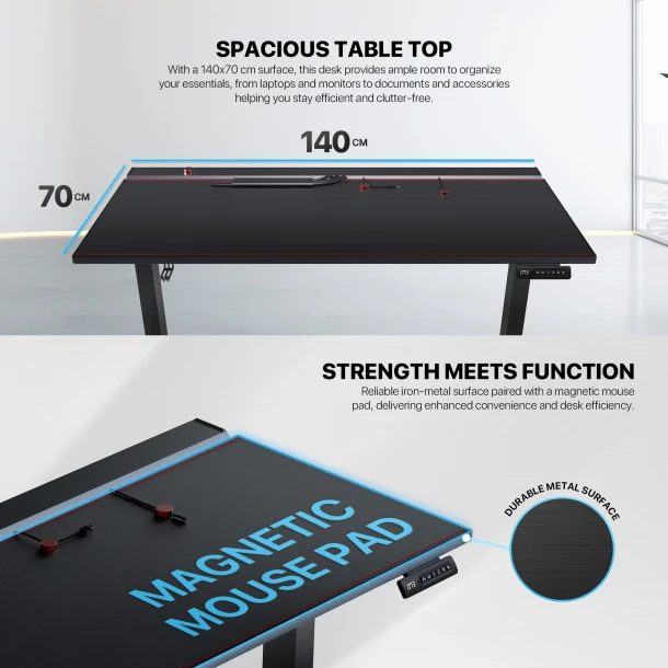 Fantech Work Station Gaming Table DW 114 DUBLIN