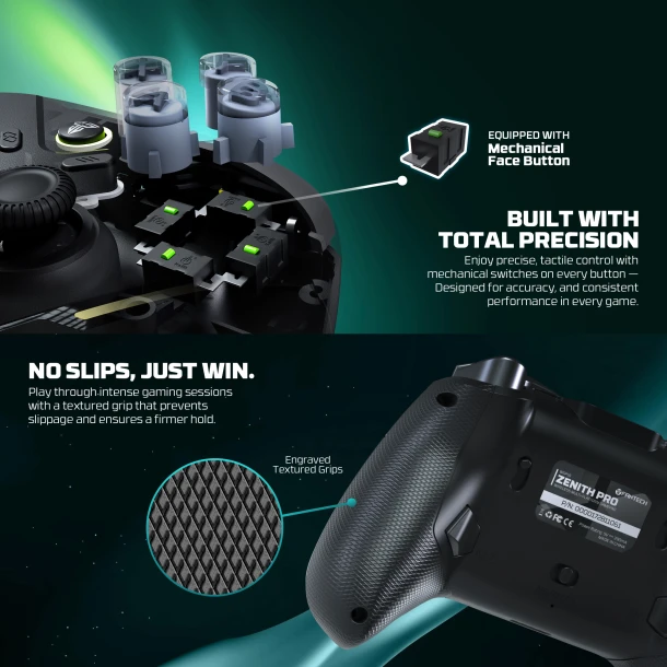 Fantech Wireless Gamepad Wgp18 Zenith Pro