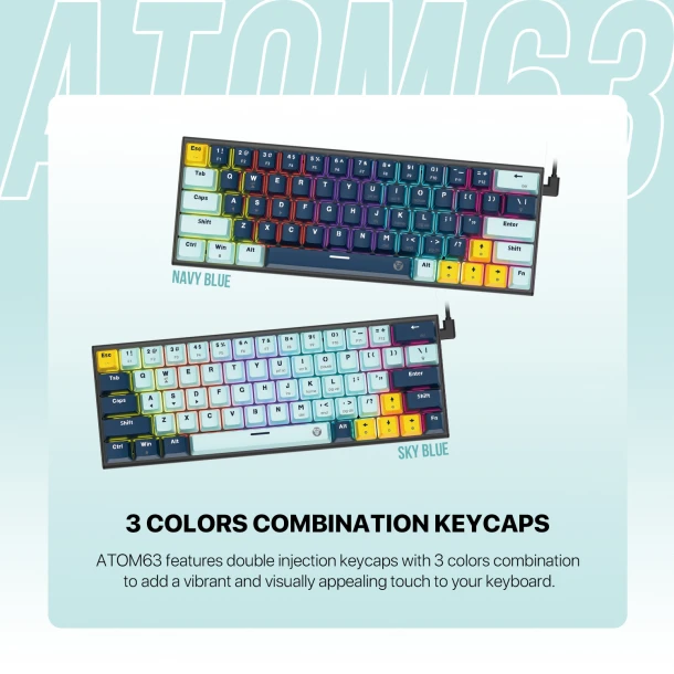 Fantech keyboard MK874 V2 ATOM63