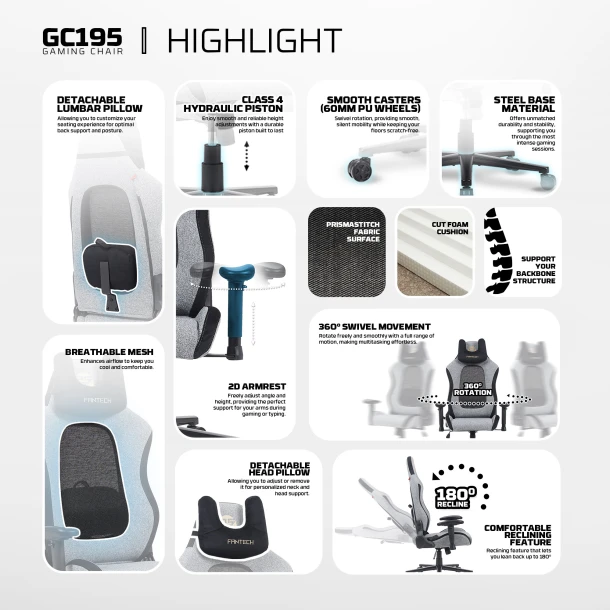 Fantech Gaming Chair GC 195