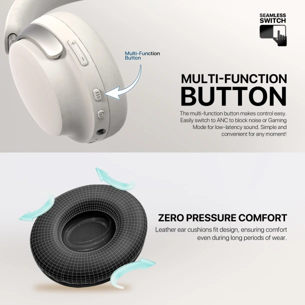Fantech headphone Wh07A Go Flow
