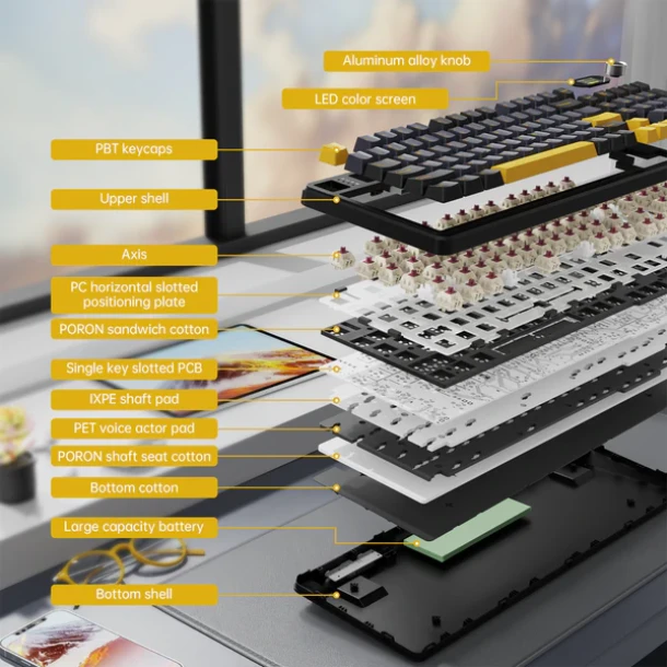 ATTACK SHARK Keyboard X98 PRO