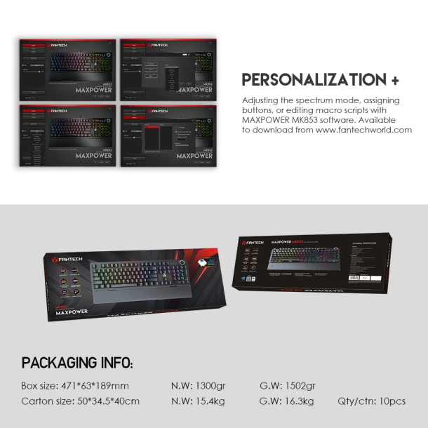 Fantech keyboard MK853 MAX Power
