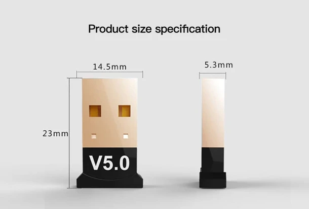 Bluetooth USB Adapter BT Version 5.0