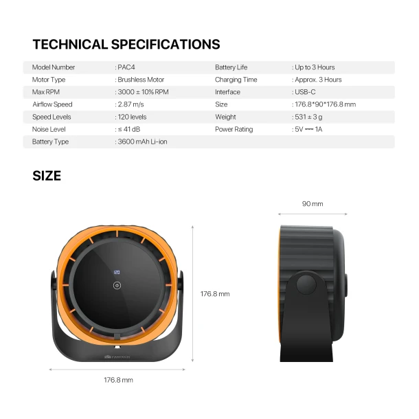 Fantech Portable Cooler PAC4