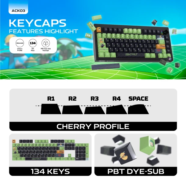 Fantech keycaps ACK03