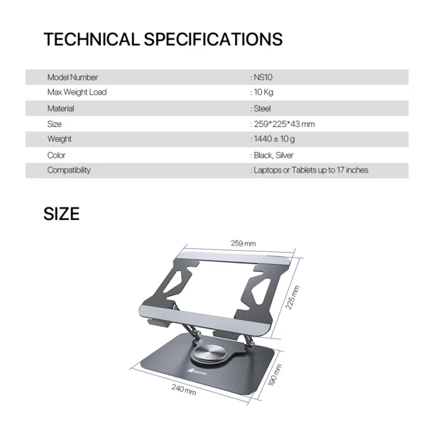 Fantech NoteBook Stand NS10