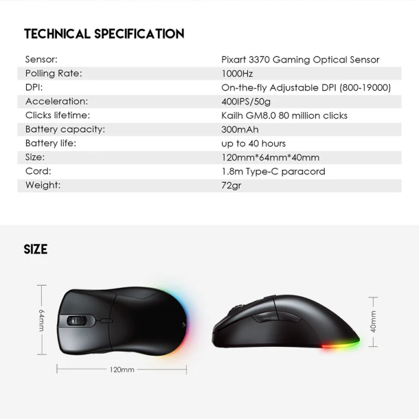 Fantech Mouse XD5 HELIOS GO