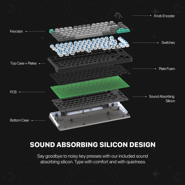 Fantech keyboard MK913 ATOM PRO83