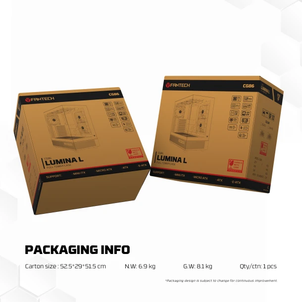 Fantech Case CG86 LUMINA L
