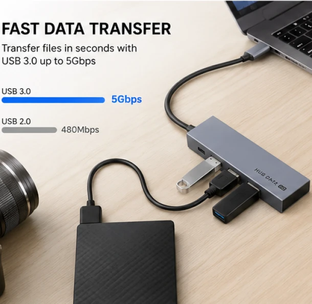 USB Hub 4 Ports
