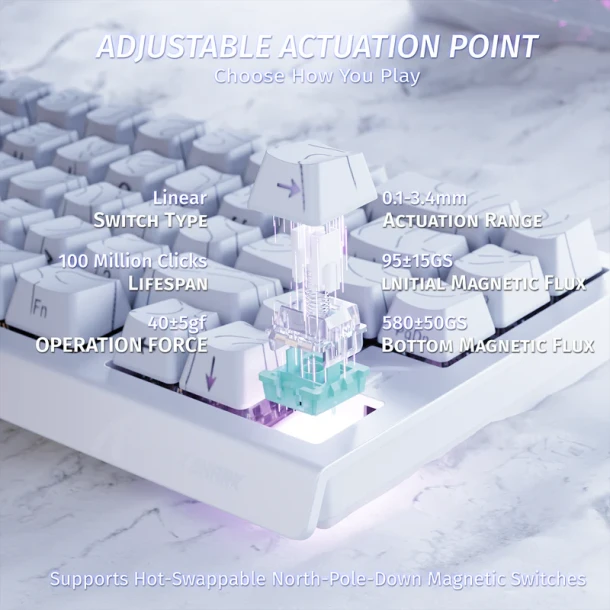 ATTACK SHARK Keyboard X68 HE