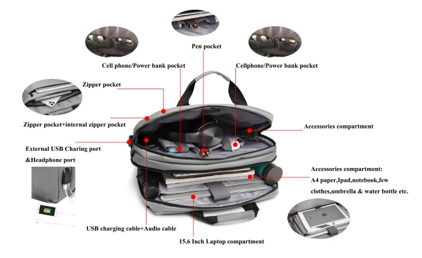 SUMFFIS Laptop Bag SS 9160