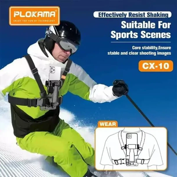 Plokama Chest Mount Camera Holder CX 10